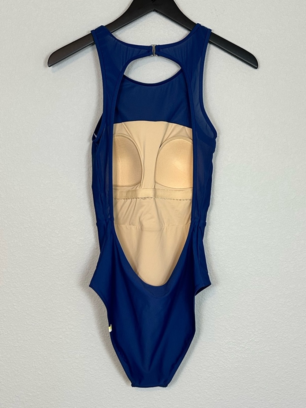 New! Summersalt Freestyle Scoopback One Piece Swimsuit in Belize Atlantic Blue 8 - Picture 4 of 9